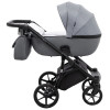 Adamex Nola - детская коляска 2 в 1, многофункциональная коляска для новорожденных • Graphite (PS-113)
