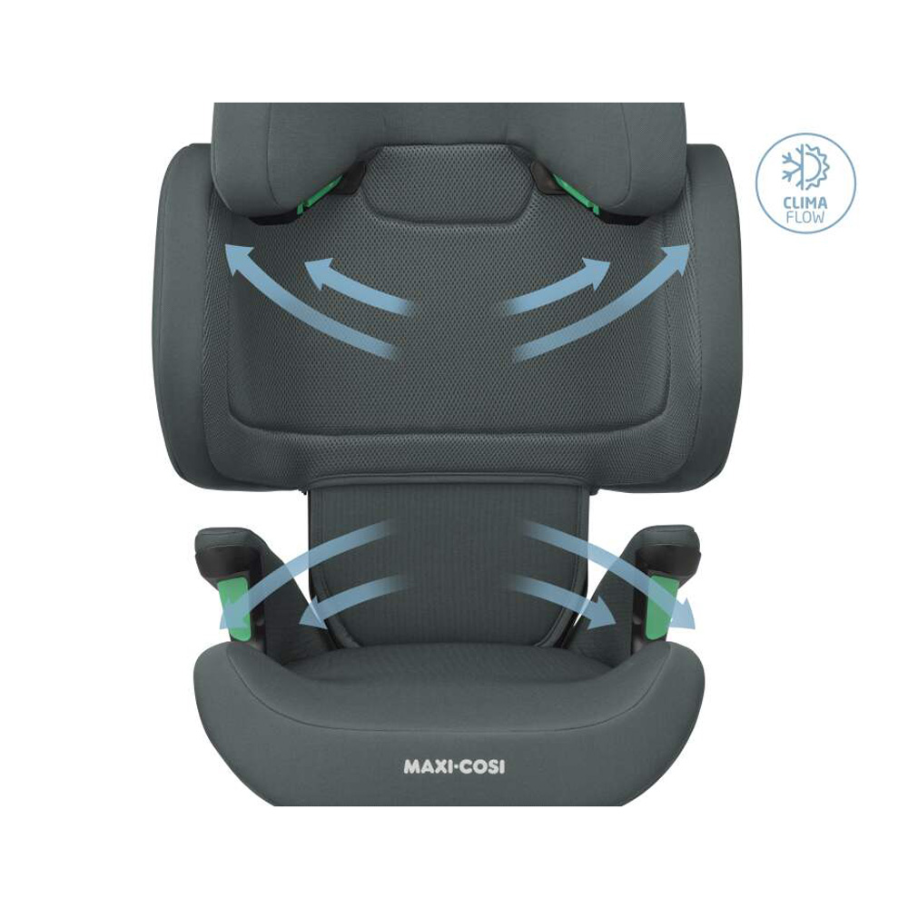 Maxi-Cosi RodiFix R i-Size Basic - автокресло для детей (от 3.5 до 12 лет / 100 - 150 см) • Authentic Graphite