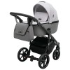 Adamex Nola - дитяча коляска 2 в 1, багатофункціональний візочок для новонароджених • Light-Grey / Grey (PS-79)