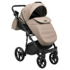Adamex Nola Eco - дитяча коляска 2 в 1, багатофункціональний візочок для новонароджених • Dark Capuchino (SA-9)