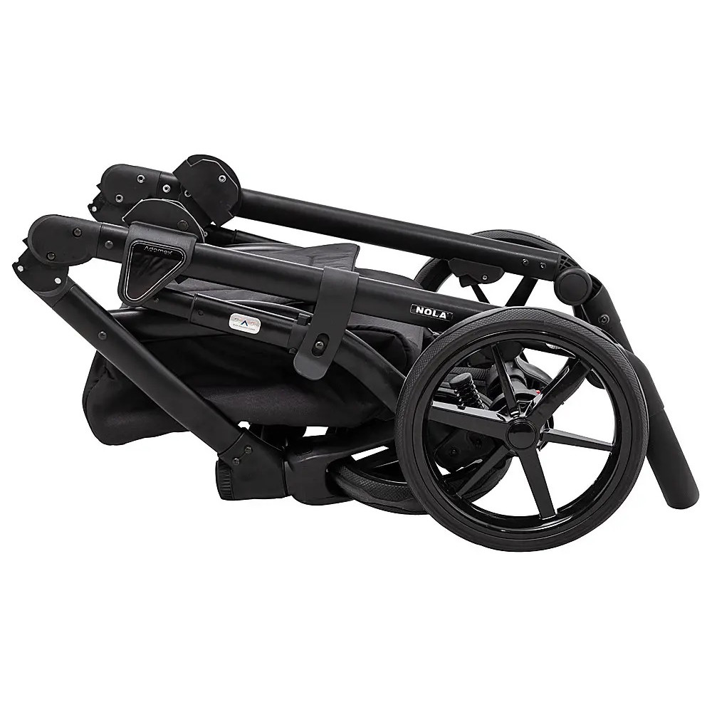 Adamex Nola Eco - дитяча коляска 2 в 1, багатофункціональний візочок для новонароджених • Dark Capuchino (SA-9)