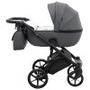Adamex Nola Eco - детская коляска 2 в 1, многофункциональная коляска для новорожденных • Graphite (SA-5)