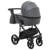 Adamex Nola Eco - детская коляска 2 в 1, многофункциональная коляска для новорожденных • Graphite (SA-5)