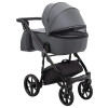 Adamex Nola Eco - детская коляска 2 в 1, многофункциональная коляска для новорожденных • Graphite (SA-5)