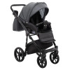 Adamex Nola Eco - детская коляска 2 в 1, многофункциональная коляска для новорожденных • Graphite (SA-5)