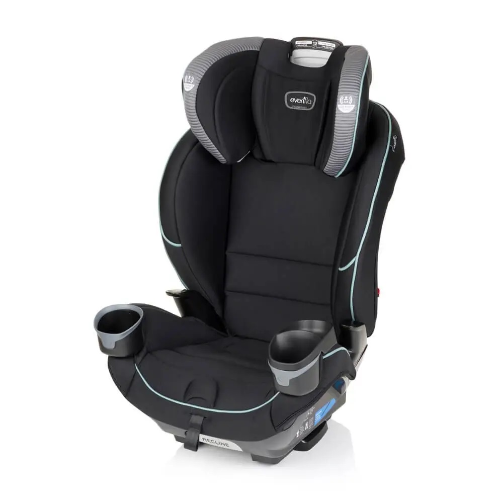 Evenflo EveryFit LX - дитяче автокрісло (0 – 12 років / 43 - 145 см) з установкою по ходу та проти напрямку руху, кріплення Isofix • Atlas Green