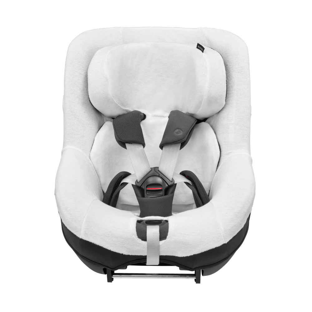 Maxi-Cosi Pearl 360 Car Seat Cover - літній чохол з махрової бавовни для автокрісел Pearl 360 та Mica Pro Eco • Natural White Maxi-Cosi Pearl 360 Car Seat Cover - літній чохол з махрової бавовни для автокрісел Pearl 360 та Mica Pro Eco • Natural White