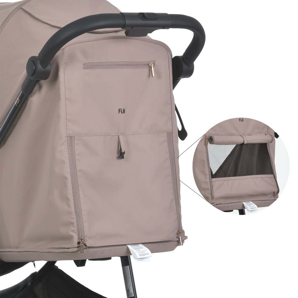 El Camino Fiji ME 1113-2 - всесезонний прогулянковий візок • Beige Matt