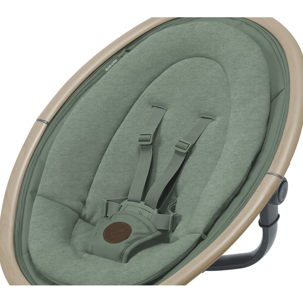Maxi-Cosi Cassia SWG - лёгкое кресло-качалка для новорожденного, с автоматическим укачиванием и вращением на 360° • Beyond Green ECO