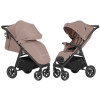 Carrello Bravo Air NF 2024 CRL-5512 - прогулочная коляска, всесезонная коляска с надувными резиновыми колесами • Royal Beige