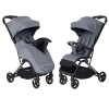 Carrello Porto CRL-5522 - прогулочная коляска, легкая коляска для прогулок, автоматическое компактное складывание, лаконичный дизайн • Dim Grey