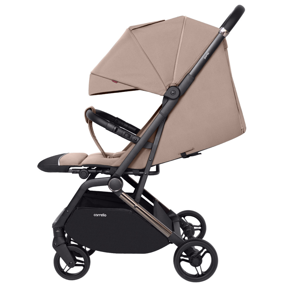 Carrello Porto CRL-5522 - прогулочная коляска, легкая коляска для прогулок, автоматическое компактное складывание, лаконичный дизайн • Gentle Beige