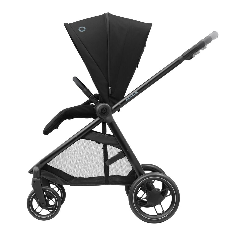 Maxi-Cosi Street Plus - универсальная коляска 2 в 1 с большими колёсами и возможностью реверсивного направления движения • Essential Black Maxi-Cosi Street Plus - универсальная коляска 2 в 1 с большими колёсами и возможностью реверсивного направления движения • Essential Black