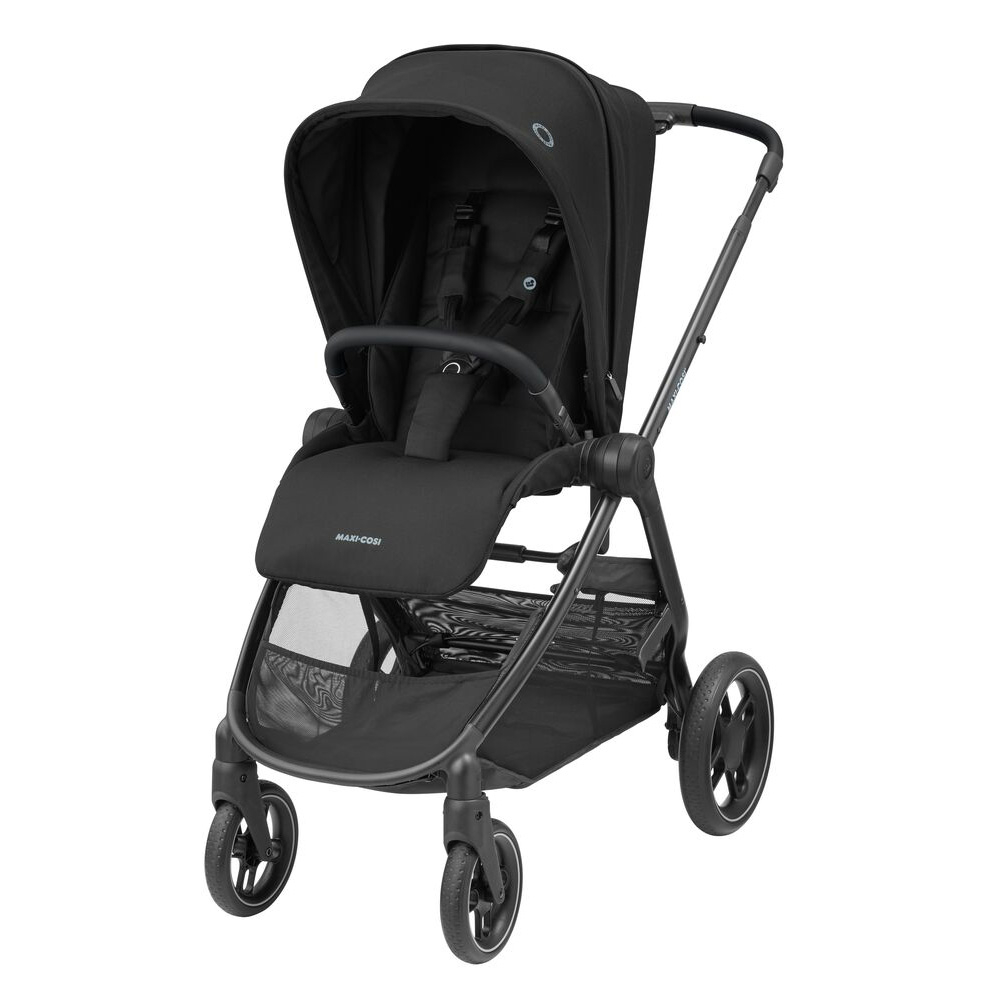 Maxi-Cosi Street Plus - универсальная коляска 2 в 1 с большими колёсами и возможностью реверсивного направления движения • Essential Black Maxi-Cosi Street Plus - универсальная коляска 2 в 1 с большими колёсами и возможностью реверсивного направления движения • Essential Black