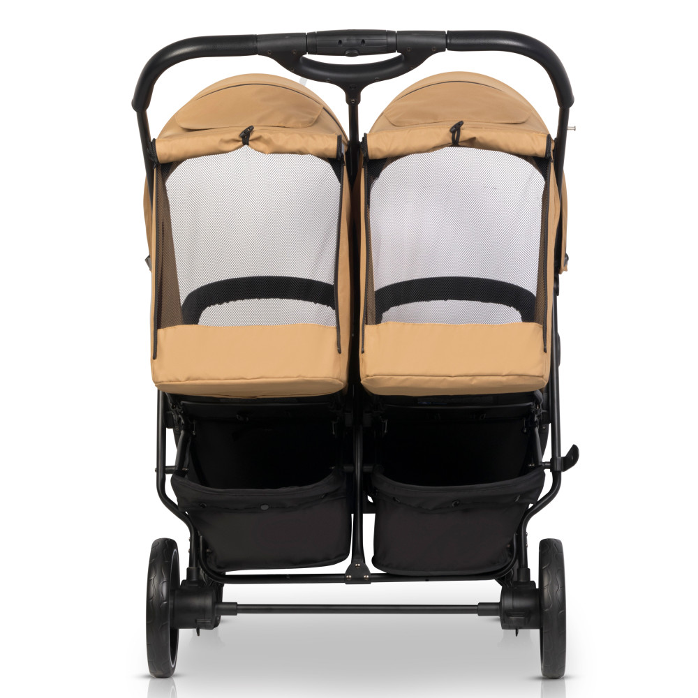Euro-Cart Doblo - прогулянкова коляска для двійні, дитяча коляска для двійні та погодок, незалежне регулювання прогулянкових блоків • Camel Euro-Cart Doblo - прогулянкова коляска для двійні, дитяча коляска для двійні та погодок, незалежне регулювання прогулянкових блоків • Camel