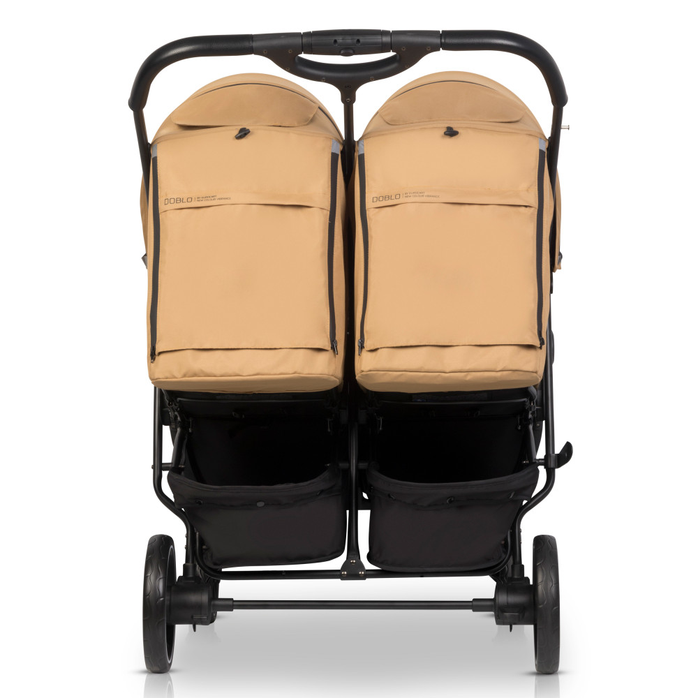 Euro-Cart Doblo - прогулянкова коляска для двійні, дитяча коляска для двійні та погодок, незалежне регулювання прогулянкових блоків • Camel Euro-Cart Doblo - прогулянкова коляска для двійні, дитяча коляска для двійні та погодок, незалежне регулювання прогулянкових блоків • Camel