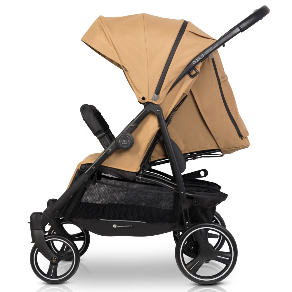 Euro-Cart Doblo - прогулянкова коляска для двійні, дитяча коляска для двійні та погодок, незалежне регулювання прогулянкових блоків • Camel Euro-Cart Doblo - прогулянкова коляска для двійні, дитяча коляска для двійні та погодок, незалежне регулювання прогулянкових блоків • Camel