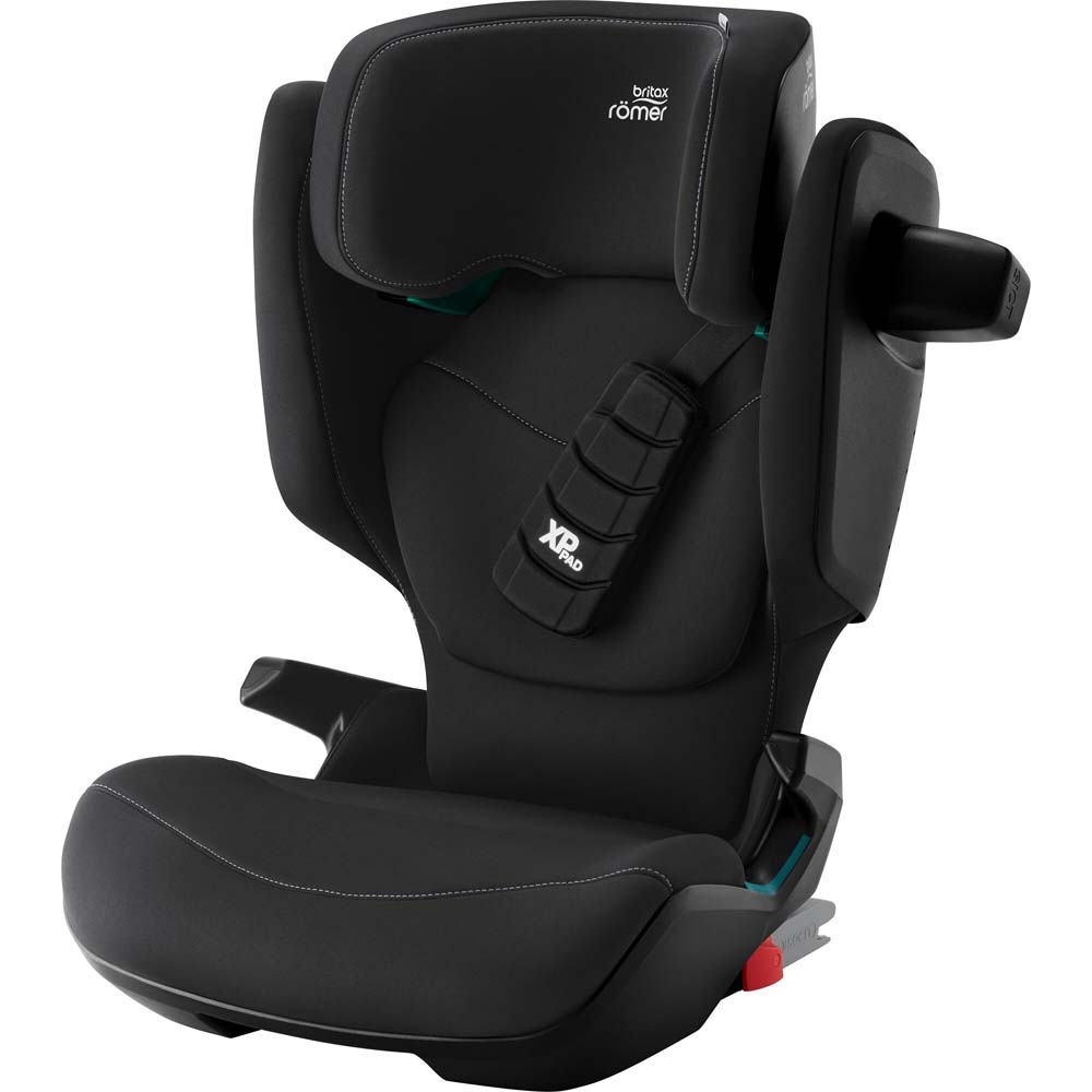 Britax Romer Kidfix Pro - автокресло для детей (от 3.5 до 12 лет / 100 - 150 см), накладка на ремень, дополнительная боковая защита • Classic Space Black