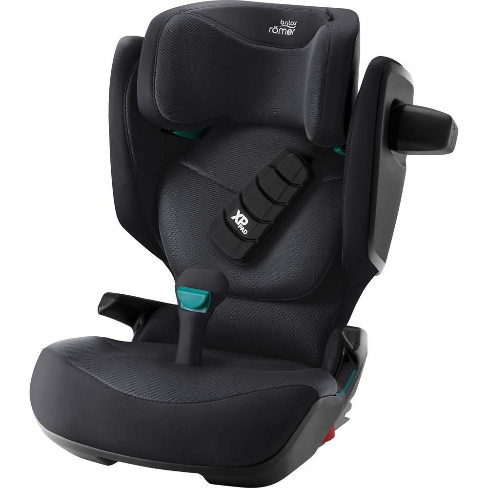 Britax Romer Kidfix Pro - автокресло для детей (от 3.5 до 12 лет / 100 - 150 см), накладка на ремень, дополнительная боковая защита, система SecureGuard • Style Carbon Black