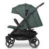 Euro-Cart Doblo - прогулянкова коляска для двійні, дитяча коляска для двійні та погодок, незалежне регулювання прогулянкових блоків • Jungle