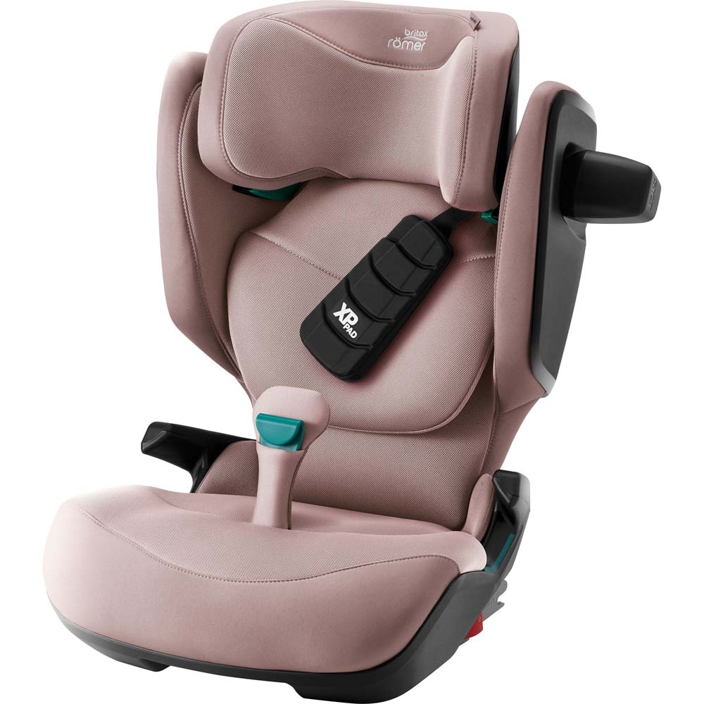 Britax Romer Kidfix Pro - автокрісло для дітей (від 3.5 до 12 років / 100 - 150 см), накладка на ремінь, додатковий бічний захист, система SecureGuard • Style Dusty Rose