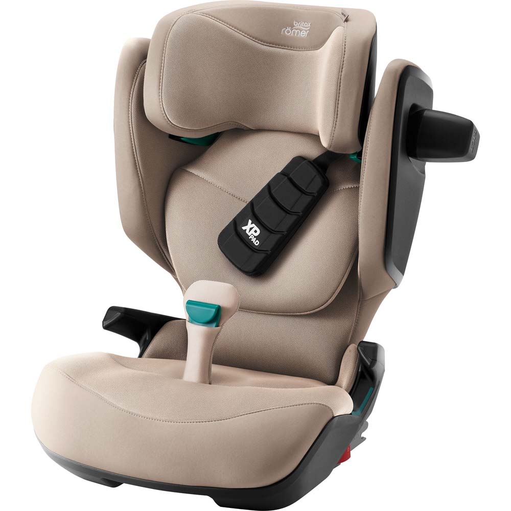 Britax Romer Kidfix Pro - автокресло для детей (от 3.5 до 12 лет / 100 - 150 см), накладка на ремень, дополнительная боковая защита, система SecureGuard • Style Teak