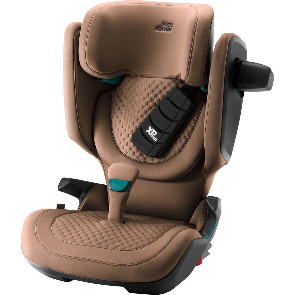 Britax Romer Kidfix Pro - автокрісло для дітей (від 3.5 до 12 років / 100 - 150 см), накладка на ремінь, додатковий бічний захист, система SecureGuard • LUX Warm Caramel