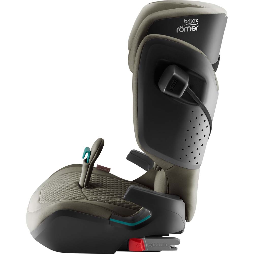 Britax Romer Kidfix Pro - автокресло для детей (от 3.5 до 12 лет / 100 - 150 см), накладка на ремень, дополнительная боковая защита, система SecureGuard • LUX Urban Olive