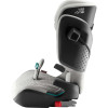 Britax Romer Kidfix Pro - автокресло для детей (от 3.5 до 12 лет / 100 - 150 см), накладка на ремень, дополнительная боковая защита, система SecureGuard • LUX Linen Grey