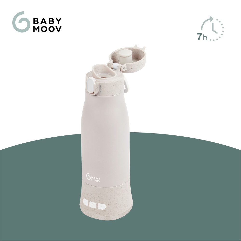 Термос с подогревом для детской смеси Babymoov Moov & Feed (безпроводной), бежевый Термос с подогревом для детской смеси Babymoov Moov & Feed (безпроводной), бежевый