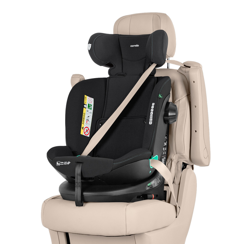 Carrello Sirius CRL-8808 - детское автокресло (0 – 12 лет / 40 - 150 см) с функцией поворота 360 по ходу и против направления движения, крепление Isofix и Top Tether • Absolute Black Carrello Sirius CRL-8808 - детское автокресло (0 – 12 лет / 40 - 150 см) с функцией поворота 360 по ходу и против направления движения, крепление Isofix и Top Tether • Absolute Black