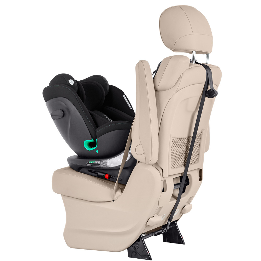 Carrello Sirius CRL-8808 - детское автокресло (0 – 12 лет / 40 - 150 см) с функцией поворота 360 по ходу и против направления движения, крепление Isofix и Top Tether • Absolute Black Carrello Sirius CRL-8808 - детское автокресло (0 – 12 лет / 40 - 150 см) с функцией поворота 360 по ходу и против направления движения, крепление Isofix и Top Tether • Absolute Black