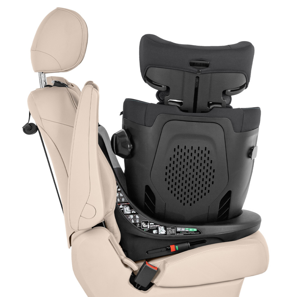 Carrello Sirius CRL-8808 - детское автокресло (0 – 12 лет / 40 - 150 см) с функцией поворота 360 по ходу и против направления движения, крепление Isofix и Top Tether • Sky Grey