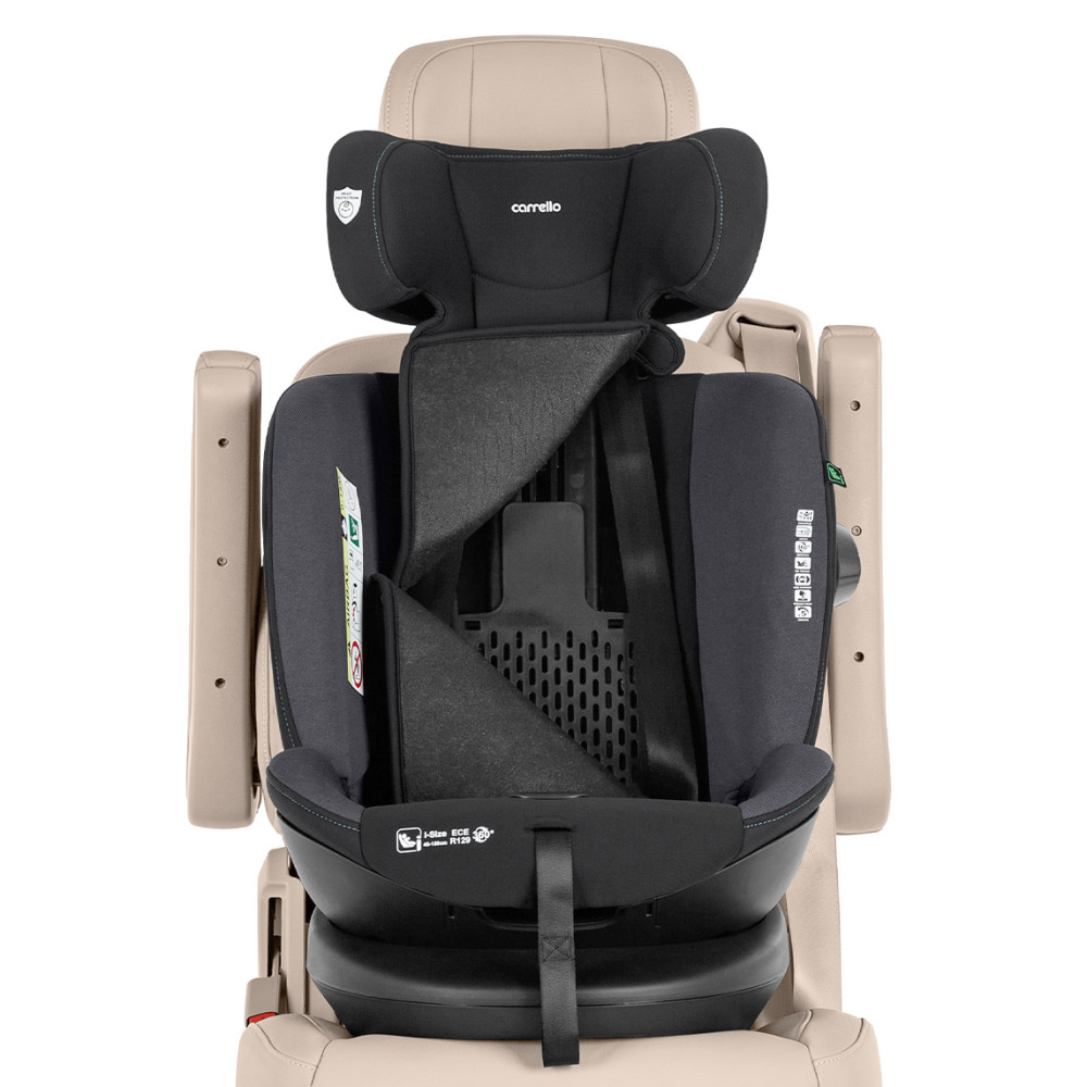 Carrello Sirius CRL-8808 - детское автокресло (0 – 12 лет / 40 - 150 см) с функцией поворота 360 по ходу и против направления движения, крепление Isofix и Top Tether • Sky Grey