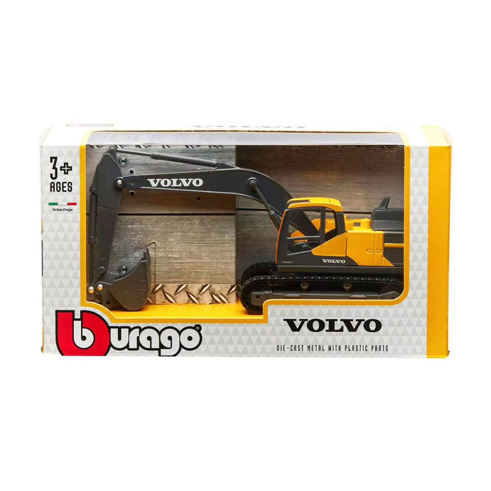 Автомодель Bburago Екскаватор Volvo EC220E (18-32086)