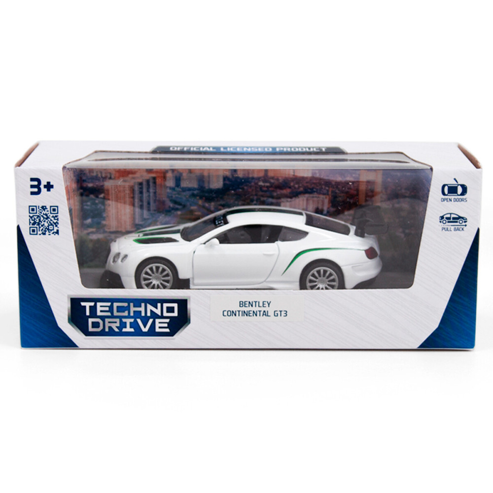 TechnoDrive BENTLEY CONTINENTAL GT3 - автомодель • Білий (250258)