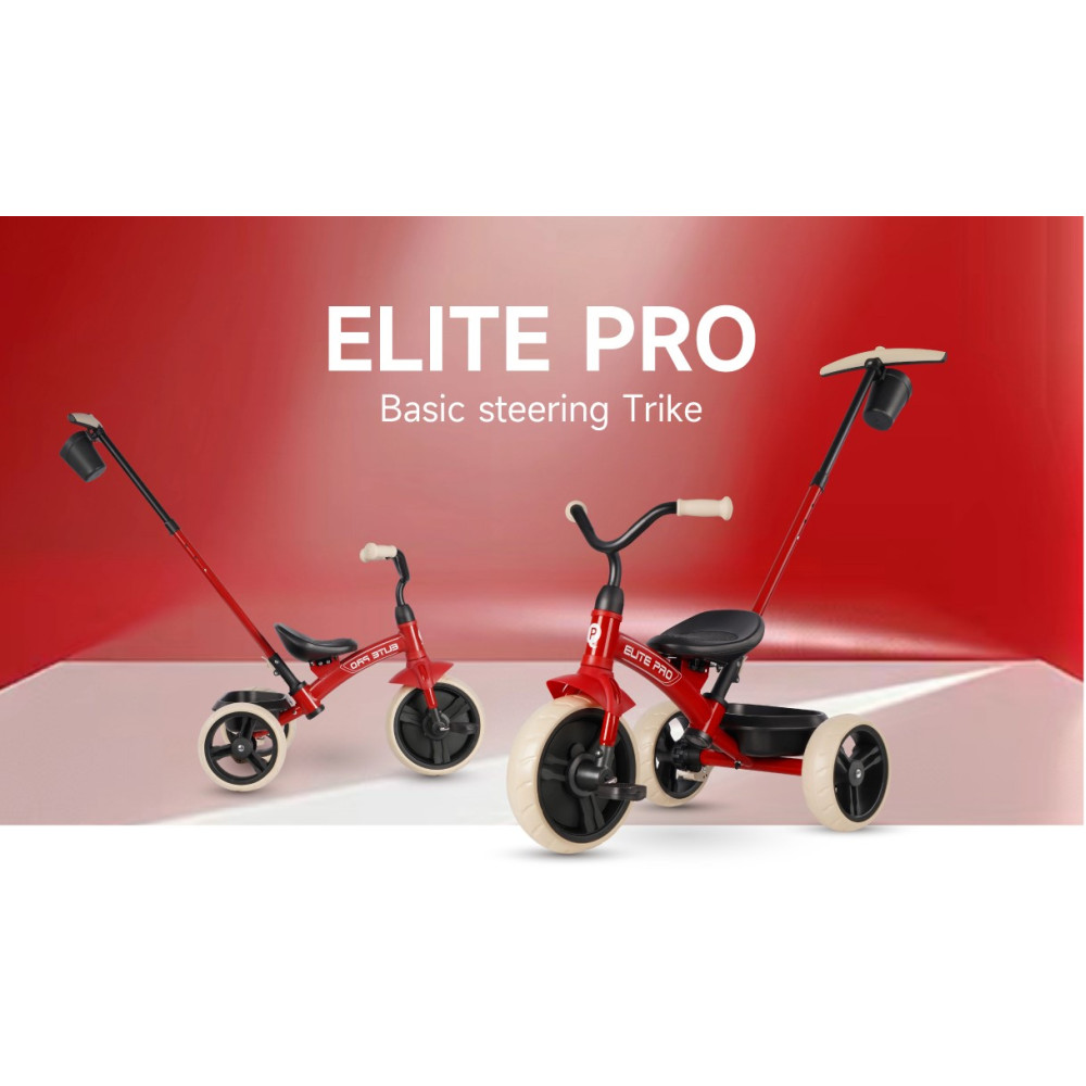 Qplay Elite Pro - триколісний дитячий велосипед • Black Qplay Elite Pro - триколісний дитячий велосипед • Black