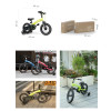 Qplay Miniby 3в1/14" - детский велосипед-беговел 3 в 1 • Green