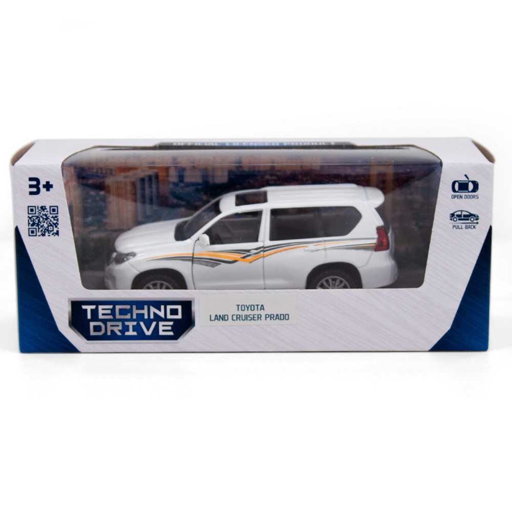 TechnoDrive TOYOTA LAND CRUISER - автомодель • Білий (250277) TechnoDrive TOYOTA LAND CRUISER - автомодель • Білий (250277)