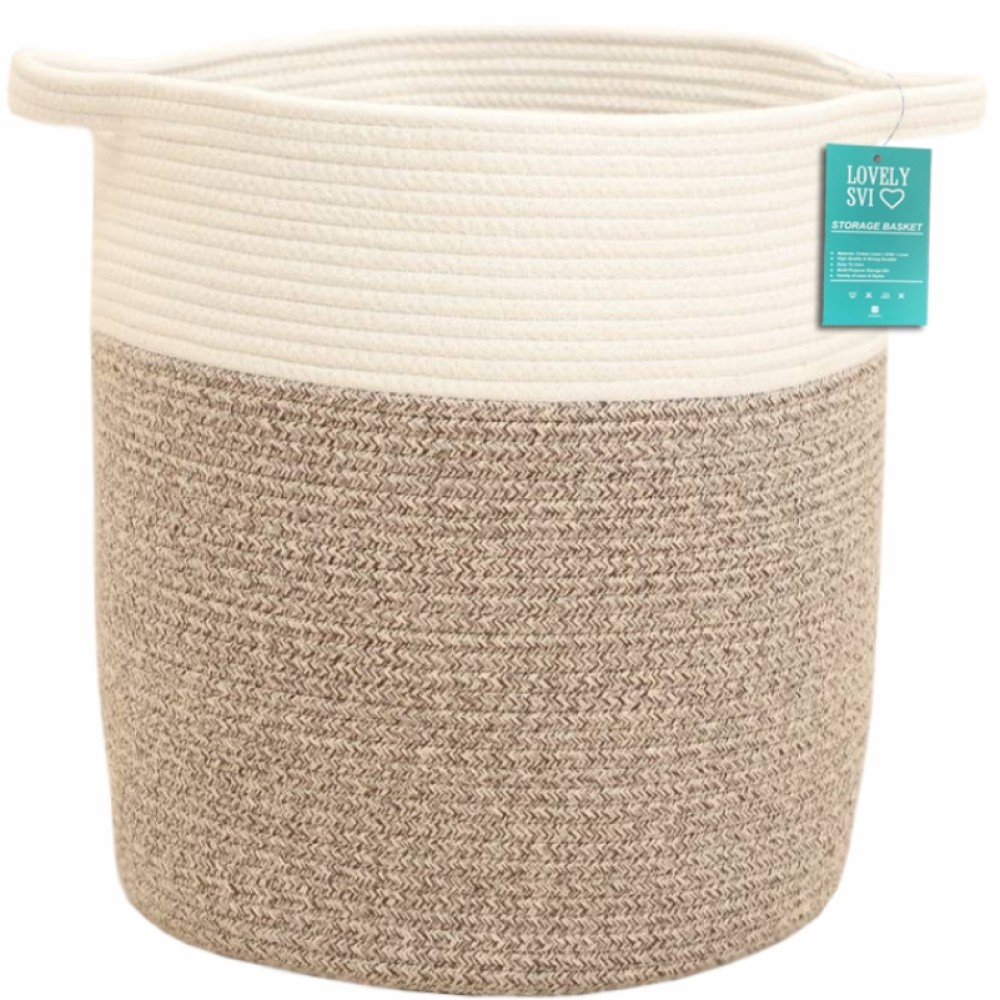 Кошик для дитячих іграшок Lovely Svi 35x41см, світло-коричневий (11032024)