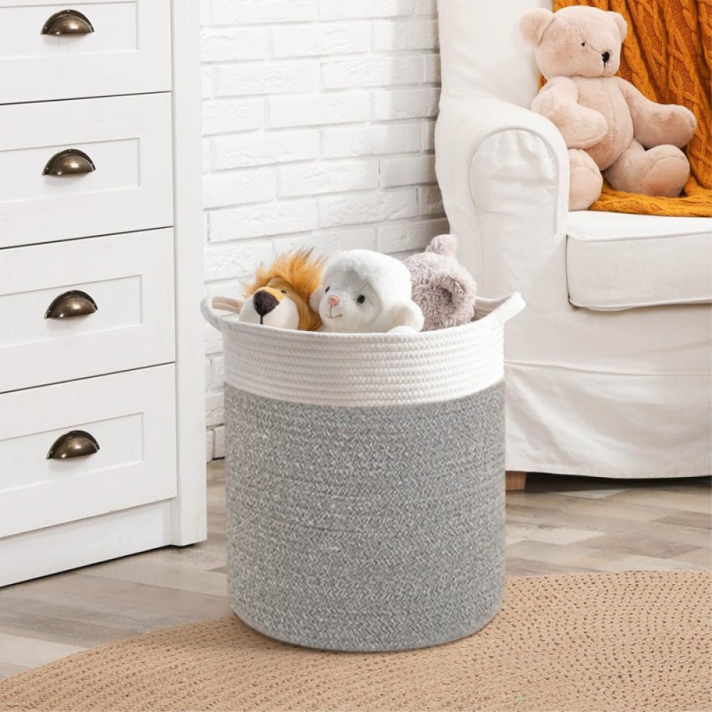 Кошик для дитячих іграшок Lovely Svi 35x41см, сірий (9032024)