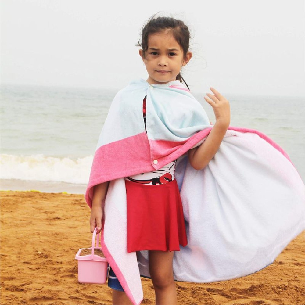 Дитячий пляжний рушник з капюшоном Lovely Svi 76x127см Кит (110520211)