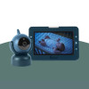 Babymoov Babymonitor YOO-Master Plus 5 - відеоняня в дитячу кімнату, кольоровий екран, моторизована технологія 360 °, радіус дії батьківського блоку 300 м. • Dark Blue (A014426)