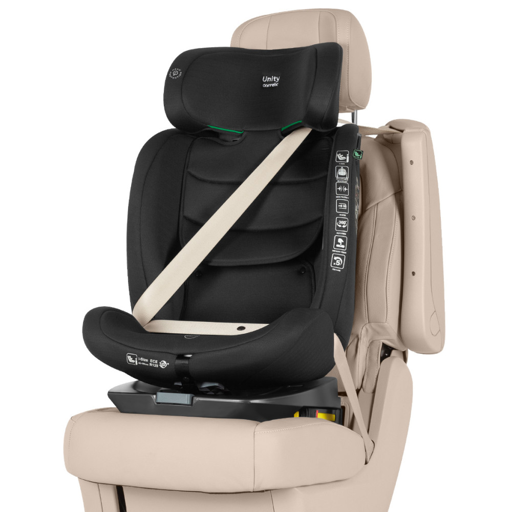 Carrello Unity CRL-17010 - дитяче автокрісло (від 40 - 150 см) з функцією повороту на 360°, кріплення Isofix та Top Tether • Harmony Beige