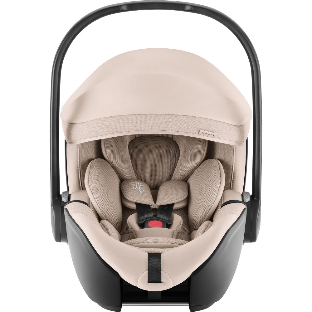 Britax Romer Baby-Safe Pro - автокресло для новорожденного, легкое, раскладывается до лежачего положения (от рождения до 15 месяцев / 40 - 85 см) с поворотной базой ISOFIX Vario Base 5Z • Style Teak