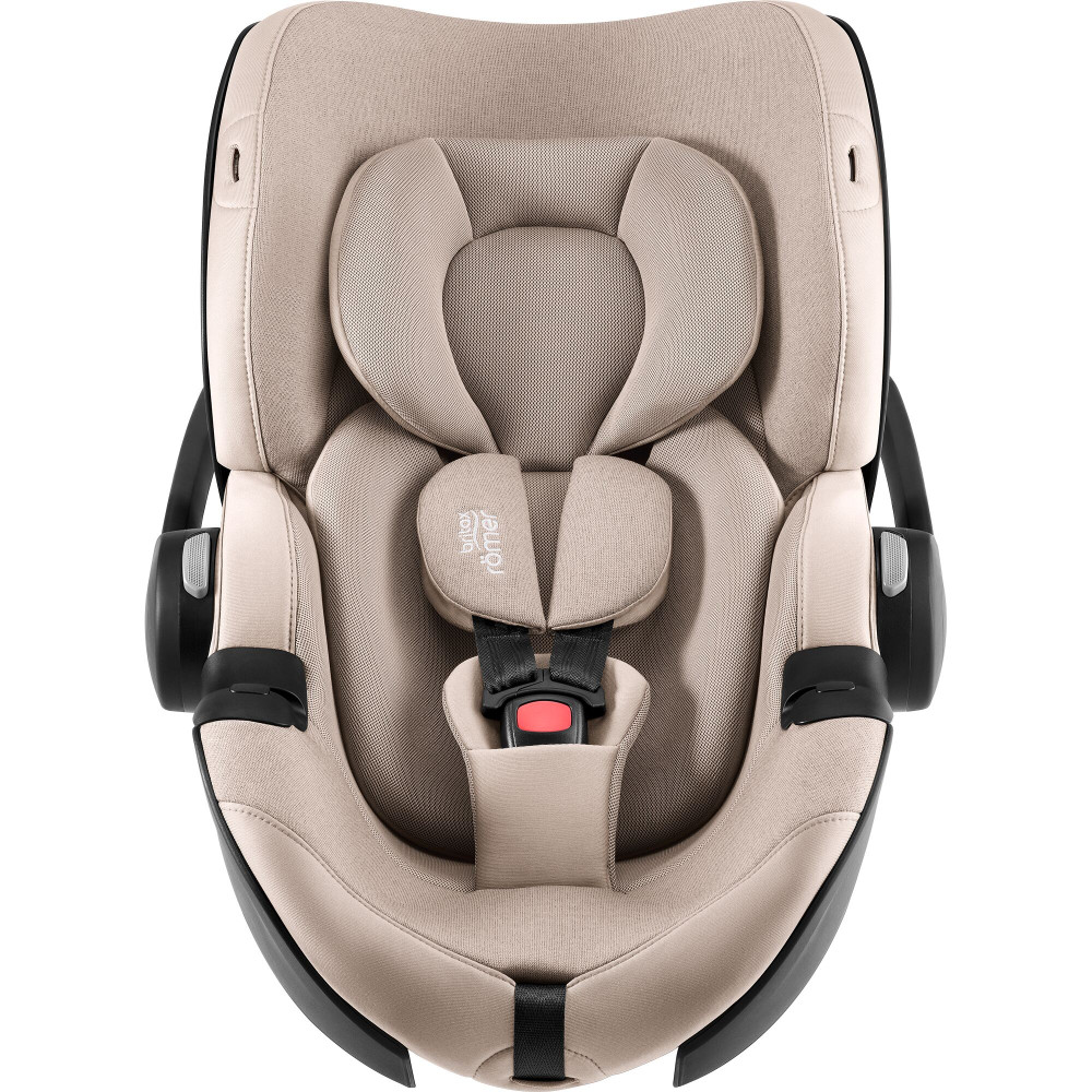 Britax Romer Baby-Safe Pro - автокресло для новорожденного, легкое, раскладывается до лежачего положения (от рождения до 15 месяцев / 40 - 85 см) с поворотной базой ISOFIX Vario Base 5Z • Style Teak