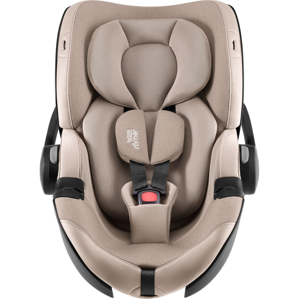 Britax Romer Baby-Safe Pro - автокресло для новорожденного, легкое, раскладывается до лежачего положения (от рождения до 15 месяцев / 40 - 85 см) с поворотной базой ISOFIX Vario Base 5Z • Style Teak