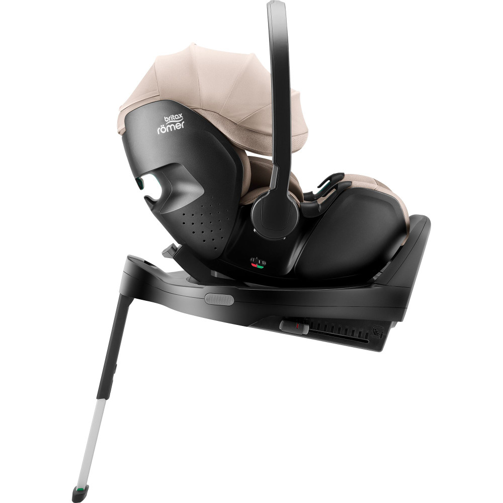 Britax Romer Baby-Safe Pro - автокресло для новорожденного, легкое, раскладывается до лежачего положения (от рождения до 15 месяцев / 40 - 85 см) с поворотной базой ISOFIX Vario Base 5Z • Style Teak