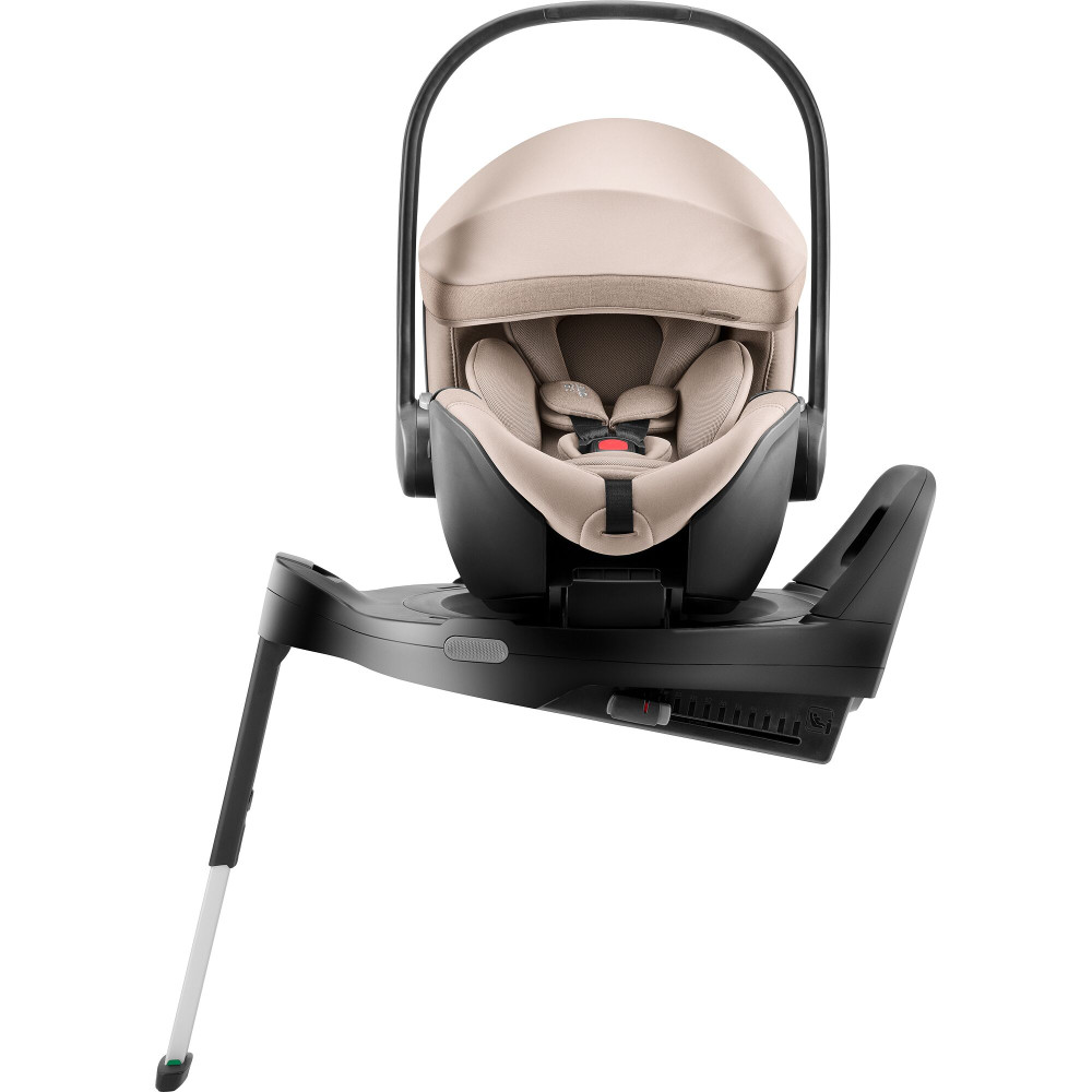 Britax Romer Baby-Safe Pro - автокресло для новорожденного, легкое, раскладывается до лежачего положения (от рождения до 15 месяцев / 40 - 85 см) с поворотной базой ISOFIX Vario Base 5Z • Style Teak