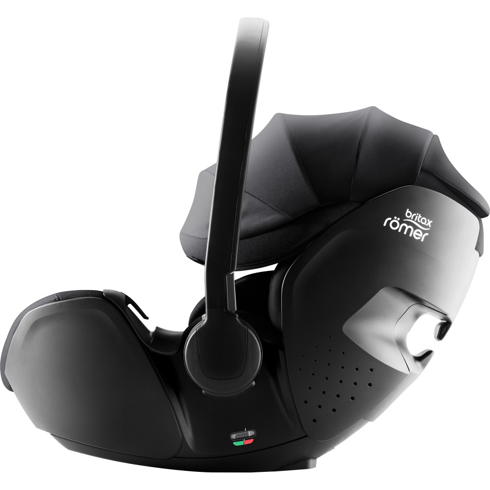 Britax Romer Baby-Safe Pro - автокресло для новорожденного, легкое, раскладывается до лежачего положения (от рождения до 15 месяцев / 40 - 85 см) с поворотной базой ISOFIX Vario Base 5Z • Style Carbot Black